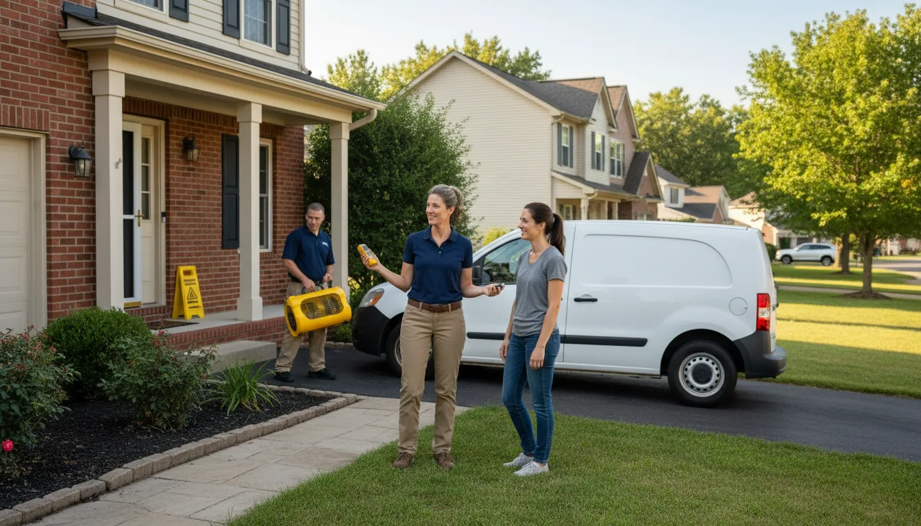 Water restoration image for Dehumidification And Cleanup Services in Ceres, NY